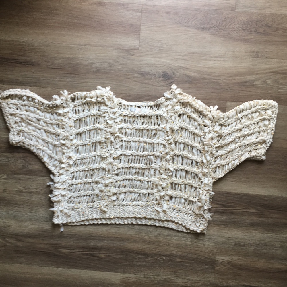 Boho Crop Knit Sweater